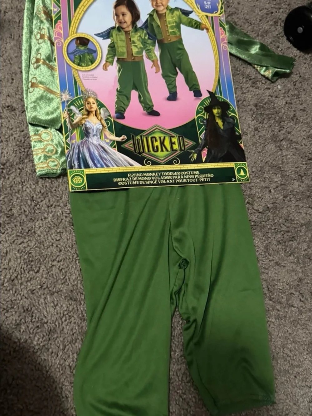 New Wicked Flying Monkey Costume 2t halloween toddler baby